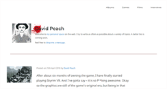 Desktop Screenshot of davidpeach.co.uk
